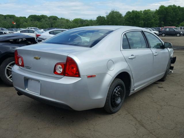 1G1ZC5EB9AF175733 - 2010 CHEVROLET MALIBU 1LT 银色 照片 4