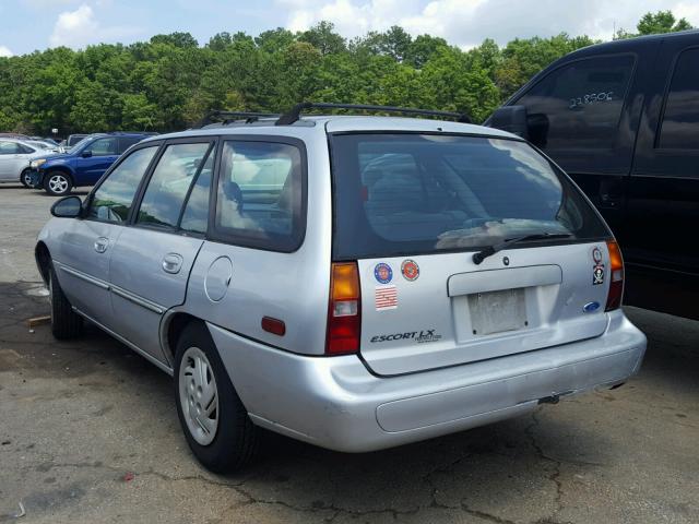 3FALP15P1VR138888 - 1997 FORD ESCORT LX SILVER photo 3