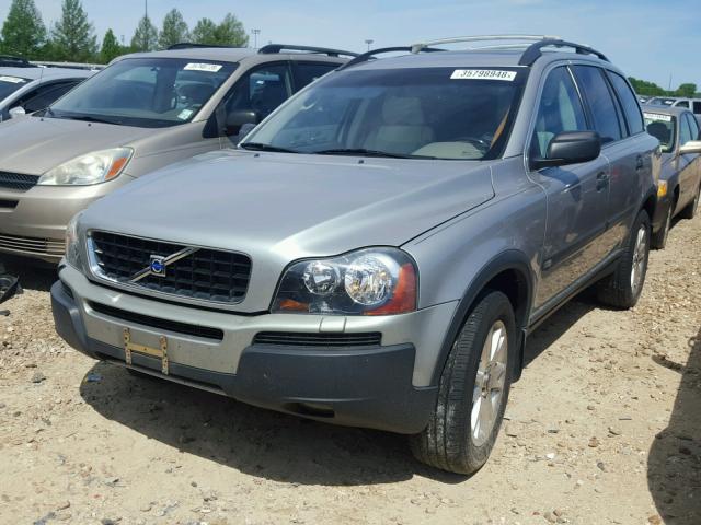 YV1CZ91H741088728 - 2004 VOLVO XC90 T6 SILVER photo 2