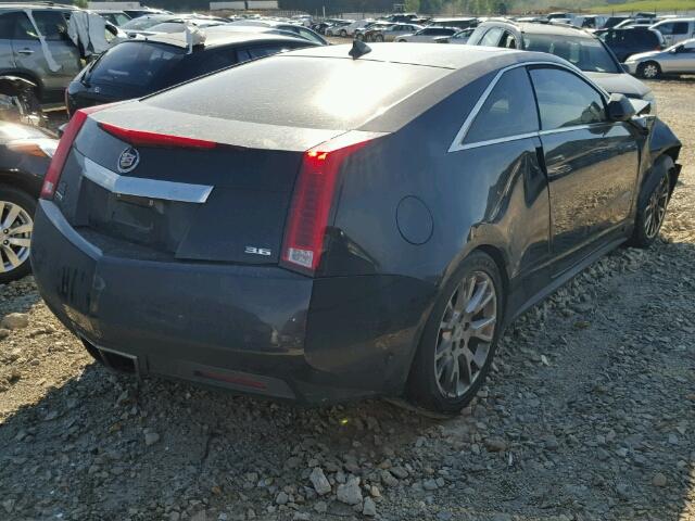 1G6DP1ED7B0114307 - 2011 CADILLAC CTS BLACK photo 4