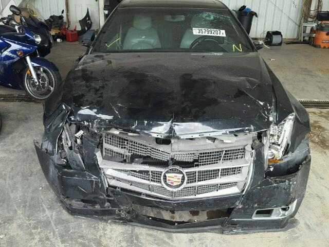 1G6DP1ED7B0114307 - 2011 CADILLAC CTS BLACK photo 9