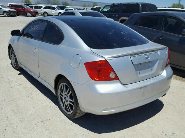 JTKDE177770163808 - 2007 TOYOTA SCION TC 银色 照片 3
