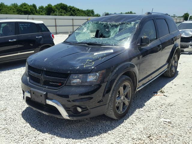 3C4PDCGB0GT239041 - 2016 DODGE JOURNEY CR BLACK photo 2