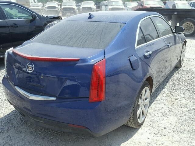 1G6AB5RA7E0148938 - 2014 CADILLAC ATS LUXURY BLUE photo 4