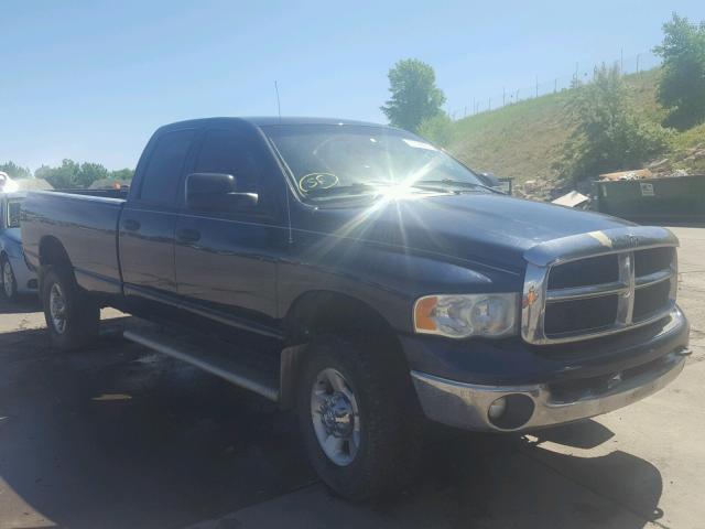 3D7KU28C53G855659 - 2003 DODGE RAM 2500 S BLUE photo 1