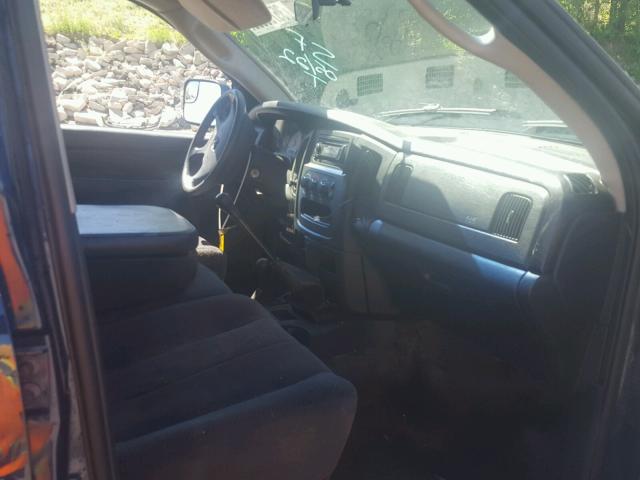 3D7KU28C53G855659 - 2003 DODGE RAM 2500 S BLUE photo 5