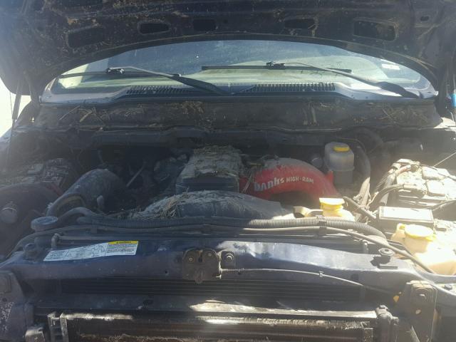 3D7KU28C53G855659 - 2003 DODGE RAM 2500 S BLUE photo 7