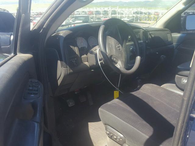 3D7KU28C53G855659 - 2003 DODGE RAM 2500 S BLUE photo 9