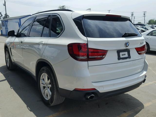 5UXKR2C50E0H34390 - 2014 BMW X5 SDRIVE3 WHITE photo 3