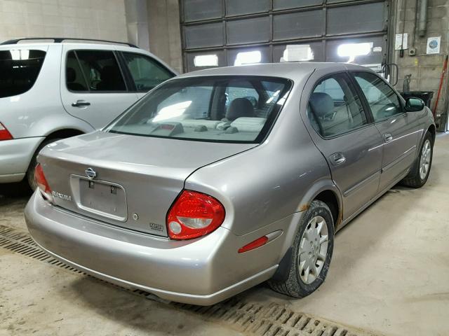 JN1CA31D11T807336 - 2001 NISSAN MAXIMA GXE GRAY photo 4