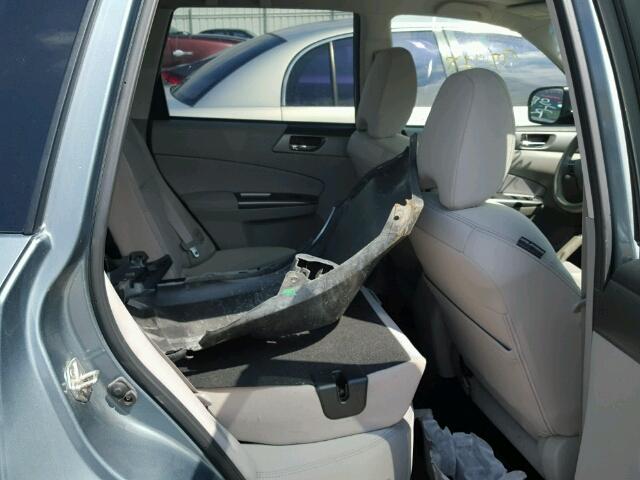 JF2SHADC9DH412289 - 2013 SUBARU FORESTER 2 BLUE photo 6