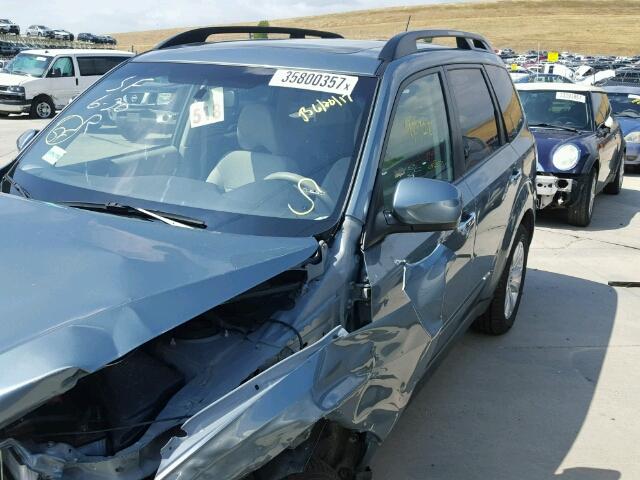 JF2SHADC9DH412289 - 2013 SUBARU FORESTER 2 BLUE photo 8