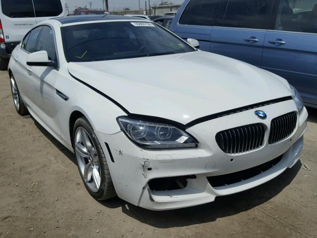 WBA6B4C57DD098779 - 2013 BMW 650 XI WHITE photo 1