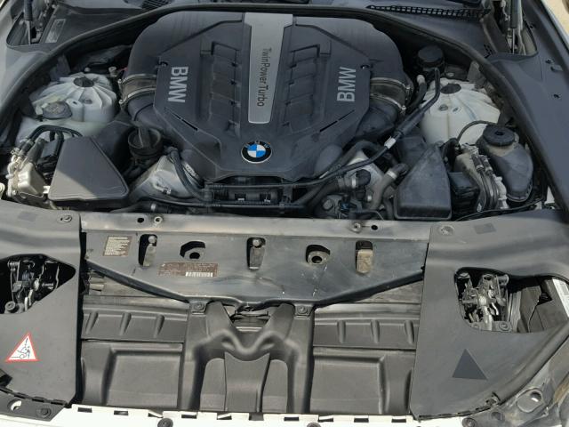 WBA6B4C57DD098779 - 2013 BMW 650 XI თეთრი ფოტო 7