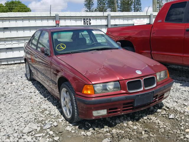 WBACB4315NFF80918 - 1992 BMW 325 I AUTO RED photo 1