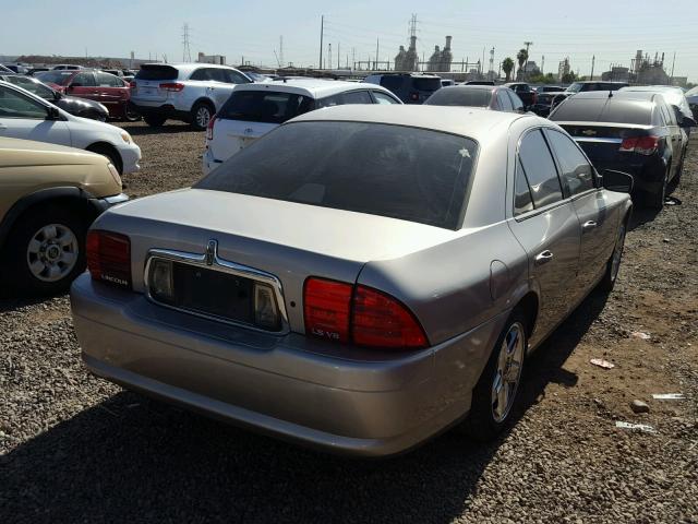 1LNHM87A02Y664903 - 2002 LINCOLN LS GOLD photo 4