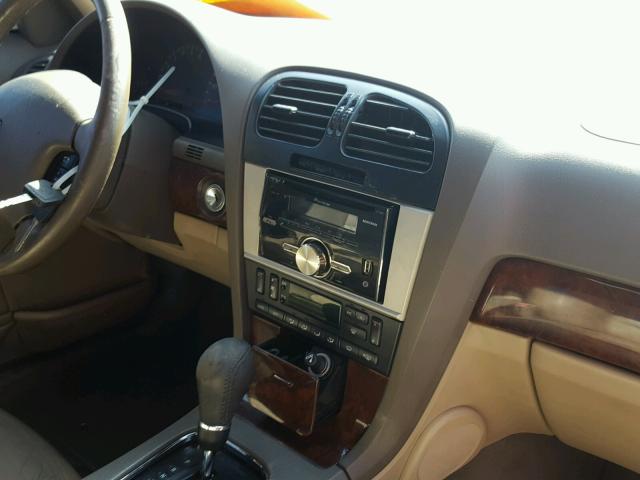 1LNHM87A02Y664903 - 2002 LINCOLN LS GOLD photo 9