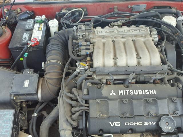 JA3AM54J9SY002633 - 1995 MITSUBISHI 3000 GT SL RED photo 7