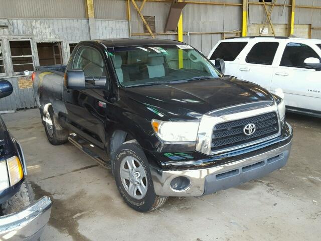 5TFJV52187X002315 - 2007 TOYOTA TUNDRA BLACK photo 1