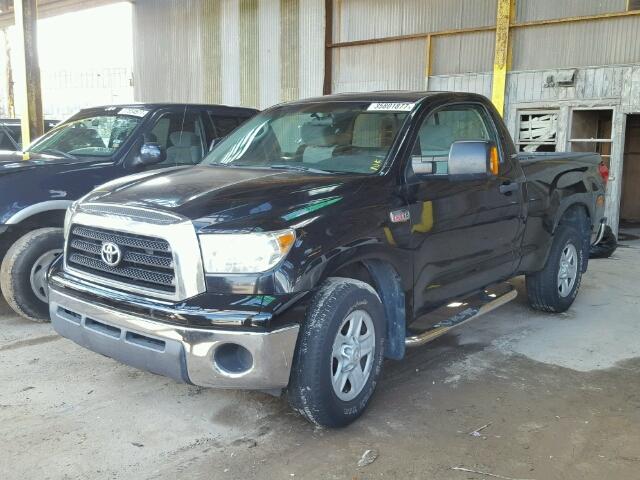 5TFJV52187X002315 - 2007 TOYOTA TUNDRA BLACK photo 2