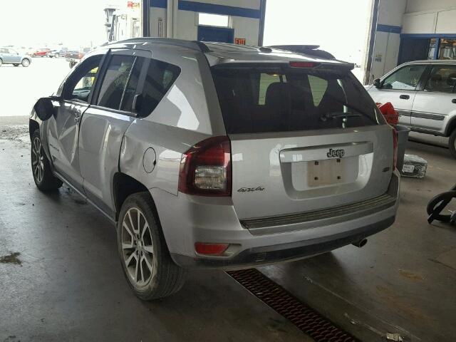 1C4NJDBB5GD751462 - 2016 JEEP COMPASS SP SILVER photo 3