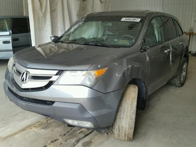 2HNYD28368H512218 - 2008 ACURA MDX TECHNO CHARCOAL photo 2