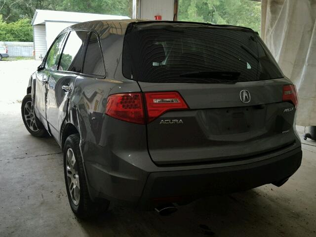 2HNYD28368H512218 - 2008 ACURA MDX TECHNO CHARCOAL photo 3