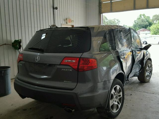 2HNYD28368H512218 - 2008 ACURA MDX TECHNO CHARCOAL photo 4