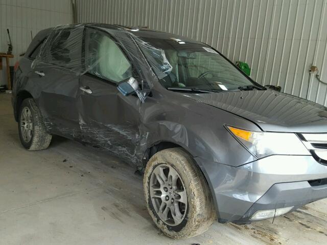 2HNYD28368H512218 - 2008 ACURA MDX TECHNO CHARCOAL photo 9