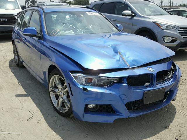 WBA3K5C51EK300019 - 2014 BMW 328 D BLUE photo 1