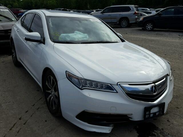 19UUB1F39FA008346 - 2015 ACURA TLX WHITE photo 1