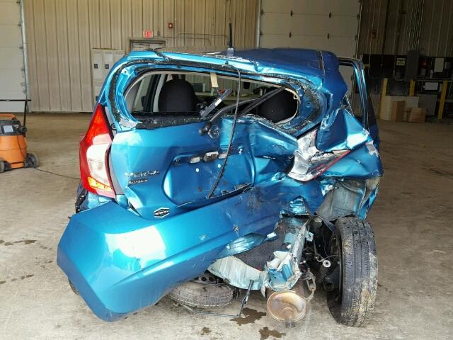 3N1CE2CP3FL417405 - 2015 NISSAN VERSA NO S TEAL photo 9