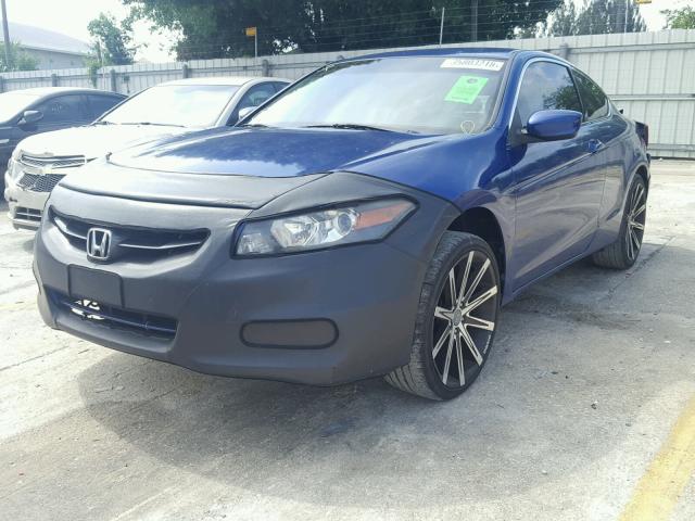 1HGCS1B38BA015235 - 2011 HONDA ACCORD LX- BLUE photo 2