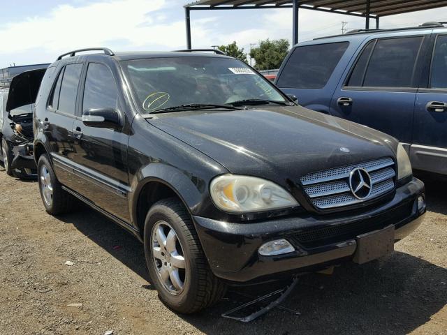 4JGAB57E64A493742 - 2004 MERCEDES-BENZ ML 350 BLACK photo 1