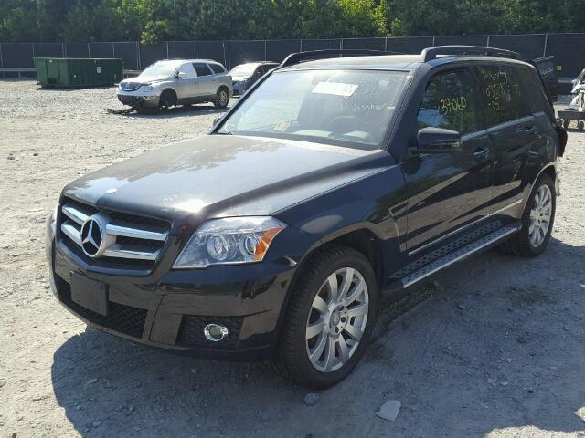 WDCGG8HB8AF340164 - 2010 MERCEDES-BENZ GLK 350 4M BLACK photo 2