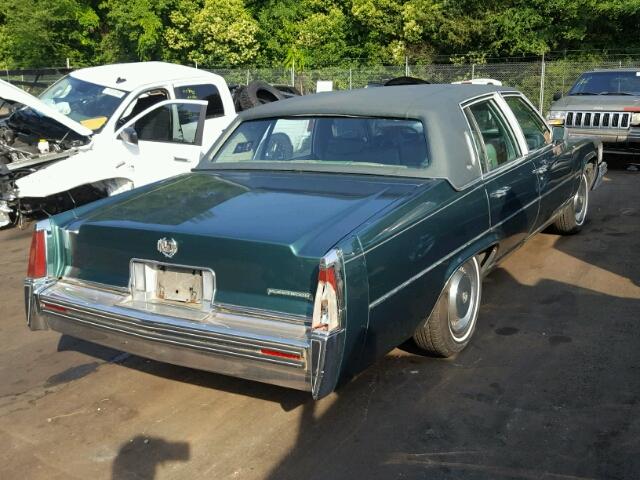 6B69S7Q313847 - 1977 CADILLAC FLEETWOOD GREEN photo 4