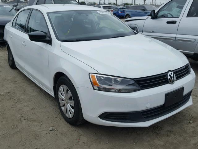 3VW2K7AJ2EM308534 - 2014 VOLKSWAGEN JETTA BASE Սպիտակ լուսանկար 1