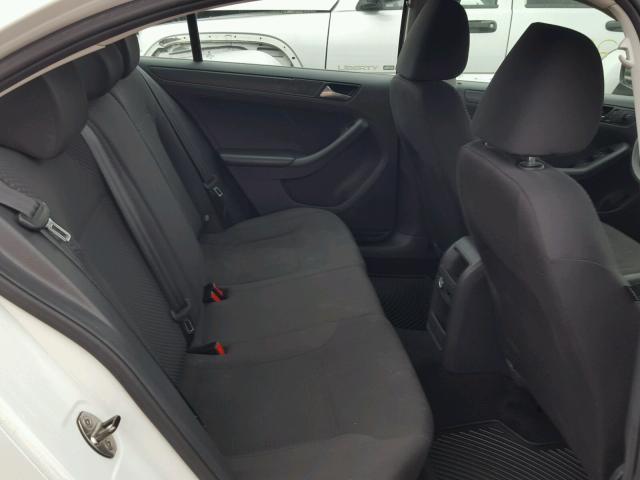 3VW2K7AJ2EM308534 - 2014 VOLKSWAGEN JETTA BASE Սպիտակ լուսանկար 6