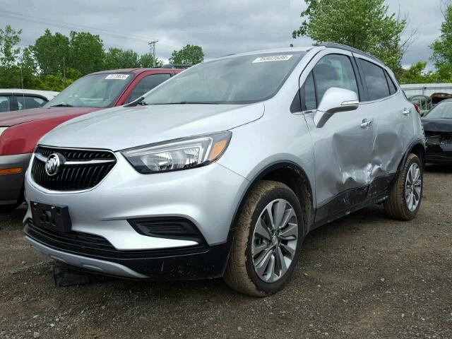 KL4CJESB5HB074241 - 2017 BUICK ENCORE PRE SILVER photo 2