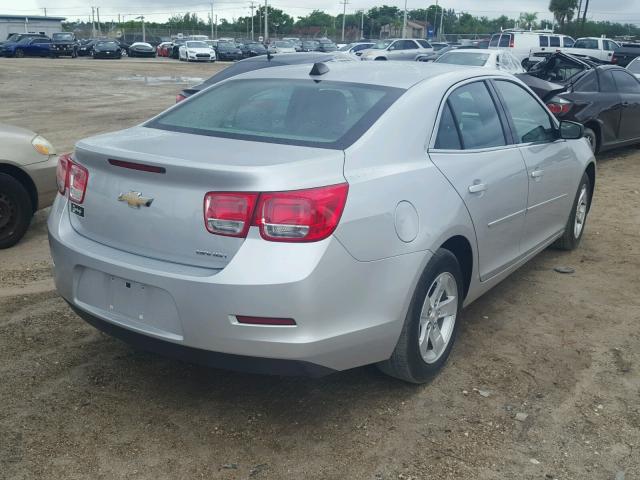 1G11B5SA3DF334858 - 2013 CHEVROLET MALIBU LS 银色 照片 4