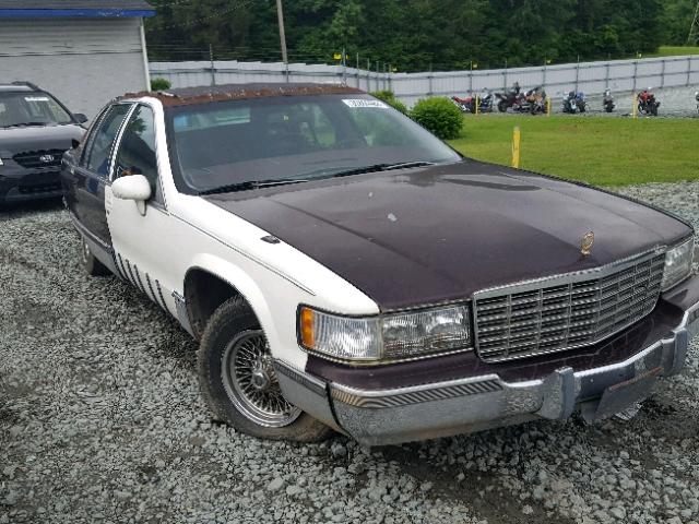 1G6DW527XPR728120 - 1993 CADILLAC FLEETWOOD BURGUNDY photo 1