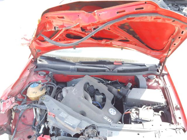 3VWSA29M1YM120466 - 2000 VOLKSWAGEN JETTA GLS RED photo 7