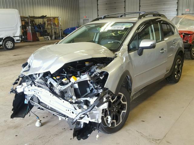 JF2GPALC1HH273713 - 2017 SUBARU CROSSTREK SILVER photo 2