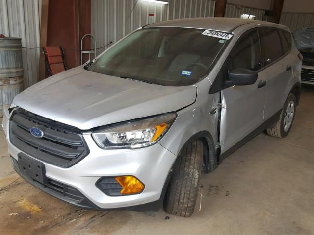 1FMCU0F79HUD86973 - 2017 FORD ESCAPE S SILVER photo 2