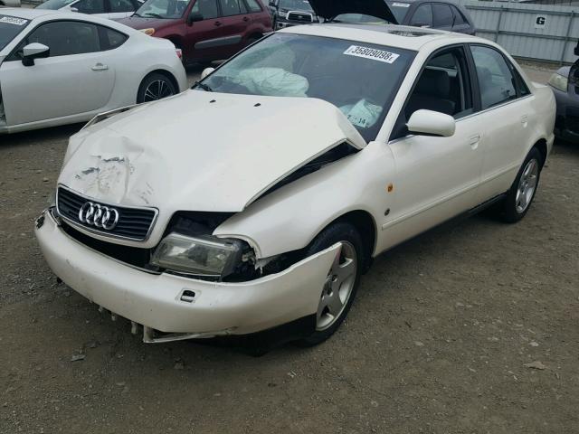 WAUED68D3WA002796 - 1998 AUDI A4 2.8 QUA WHITE photo 2