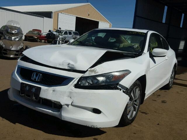 1HGCS12849A014069 - 2009 HONDA ACCORD EX- WHITE photo 2