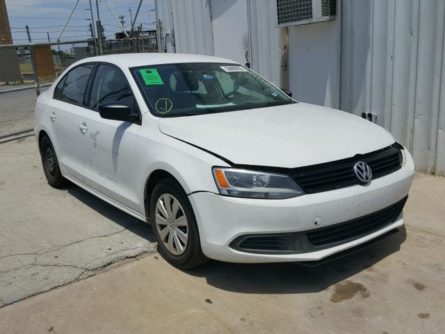 3VW2K7AJ8EM408413 - 2014 VOLKSWAGEN JETTA BASE 白色 照片 1