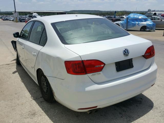 3VW2K7AJ8EM408413 - 2014 VOLKSWAGEN JETTA BASE 白色 照片 3