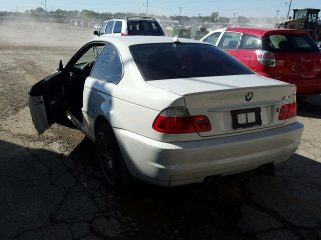 WBSBL93455PN62891 - 2005 BMW M3 WHITE photo 3