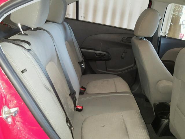 1G1JA5SH4F4217711 - 2015 CHEVROLET SONIC LS RED photo 6